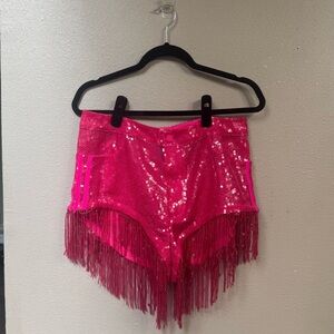 IVY PARK High Waist Pink Shorts